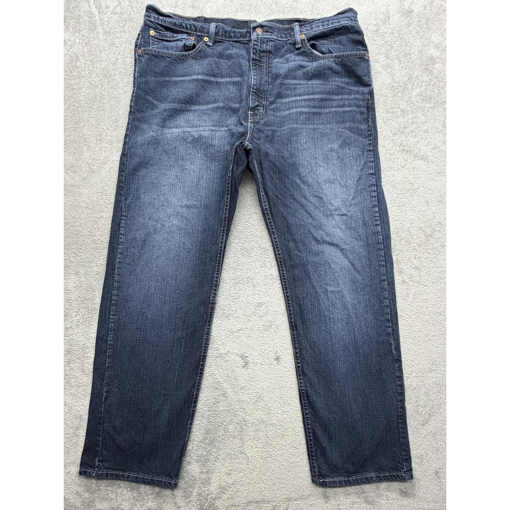 Levis 505 Jeans Mens Measured 42x31 Blue Straight Leg Medium Wash Denim